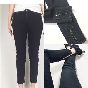 Citizen of humanity saint angle zipper jeans